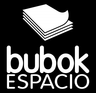 Logo espace bubok en negatif