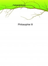 Livre Philosophie III, auteur Patrick Durantou Livre Philosophie III, auteur Patrick Durantou