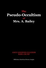 Livre The Pseudo-Occultism of Mrs. A. Bailey, auteur José MarÃa Herrou Aragón Livre The Pseudo-Occultism of Mrs. A. Bailey, auteur José MarÃa Herrou Aragón